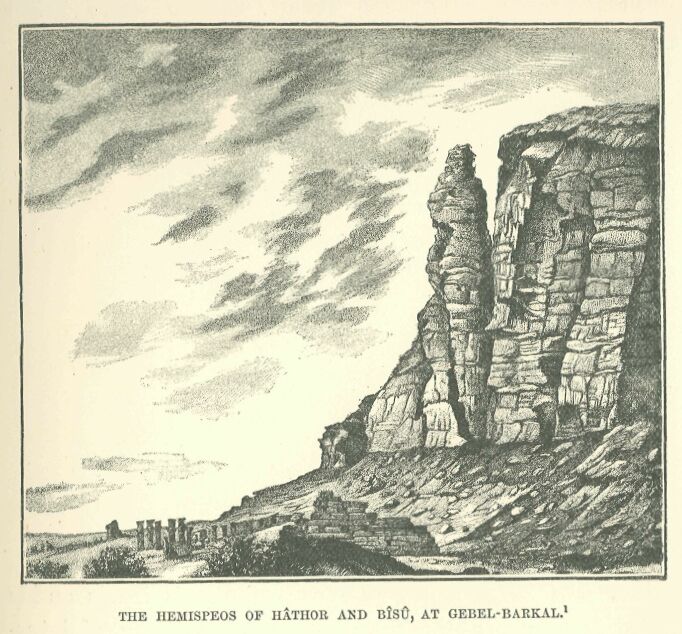 143.jpg the Hemispeos Op Hthor and Bs, At
Gebel-barkal 
