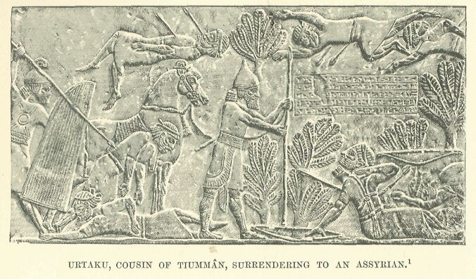 209.jpg Urtaku Cousin of Tiummn, Surrendering to An
Assyrian 
