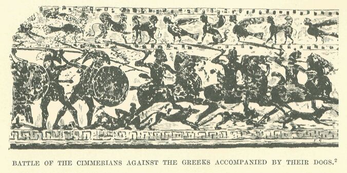 240.jpg Battle of the Cimmerians Against The Greeks
Accompanied by Their Dogs 

